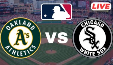 🔴LIVE : Chicago white sox vs Oakland athletics | MLB -2025 | Baseball Live Score