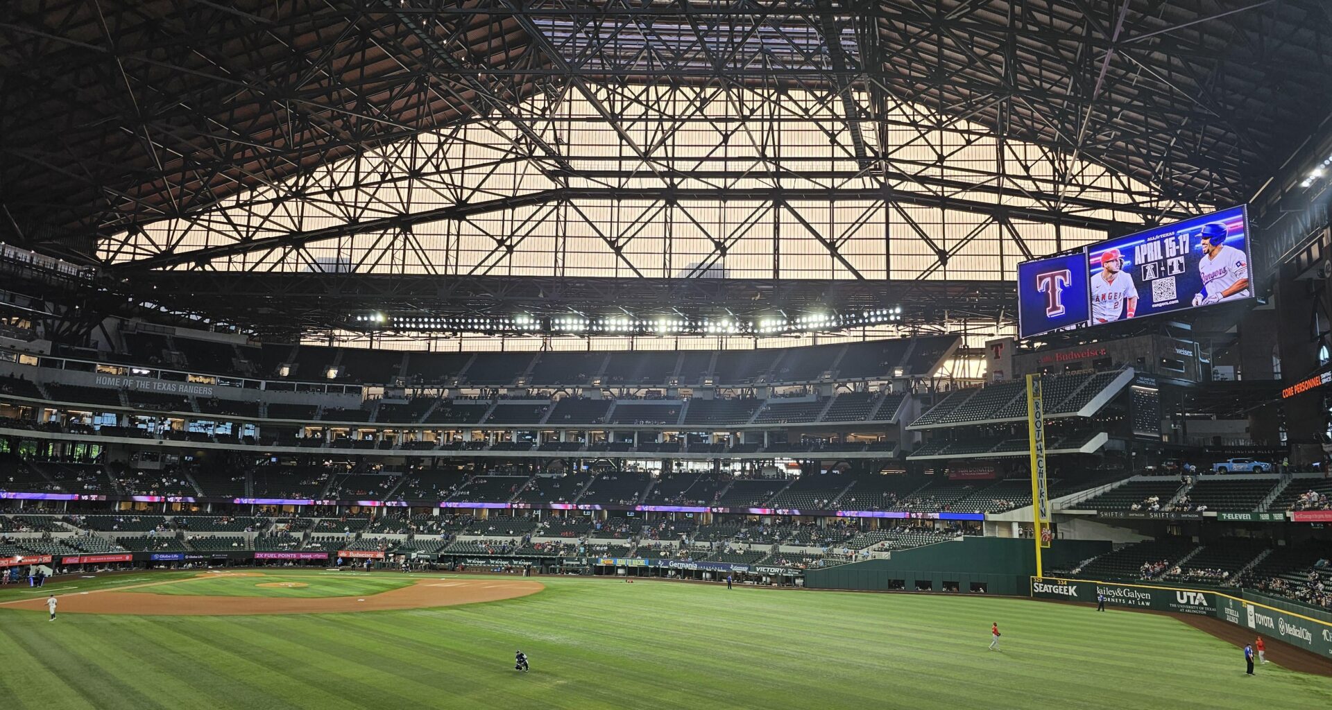 Checking in from section 133