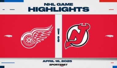 NHL Highlights | Red Wings vs. Devils - April 16, 2025