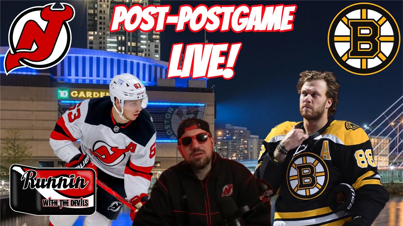 NJ Devils vs. Boston Bruins Post-Postgame LIVE! 4/15/25 A DEVILS WIN 5-4 IN OVERTIME!