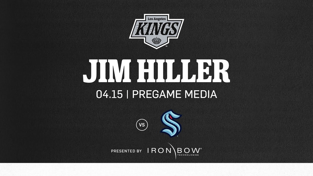 Head Coach Jim Hiller | 04.15 LA Kings Face the Seattle Kraken | Pregame Media
