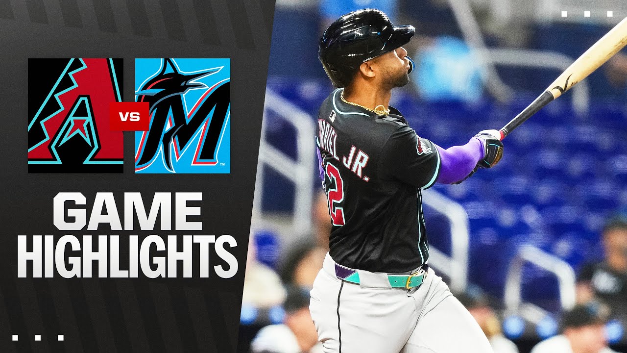 D-backs vs. Marlins Game Highlights (4/16/25) | MLB Highlights | Arizona Diamondbacks