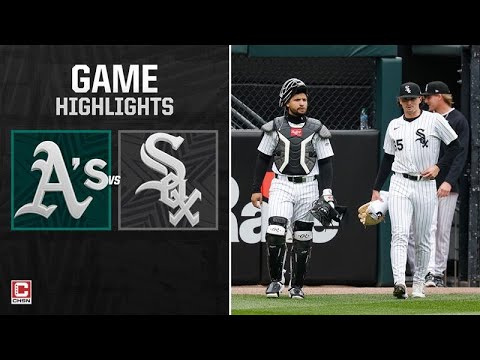 Chicago White Sox vs. Athletics - Game Highlights | CHSN Chicago White Sox
