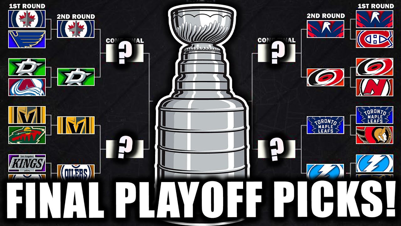 FINAL *2025* NHL STANLEY CUP PLAYOFF BRACKET PREDICTIONS!