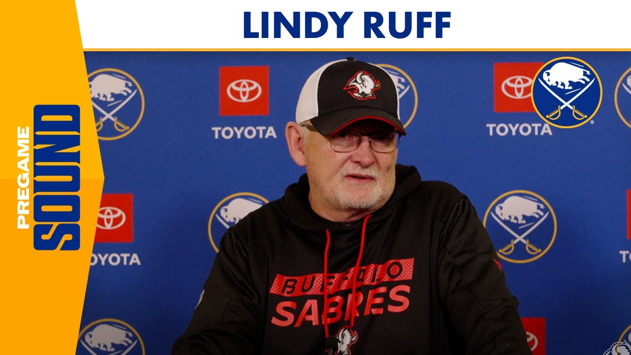 Buffalo Sabres Coach Lindy Ruff Pregame Media Availability | Sabres Host Flyers