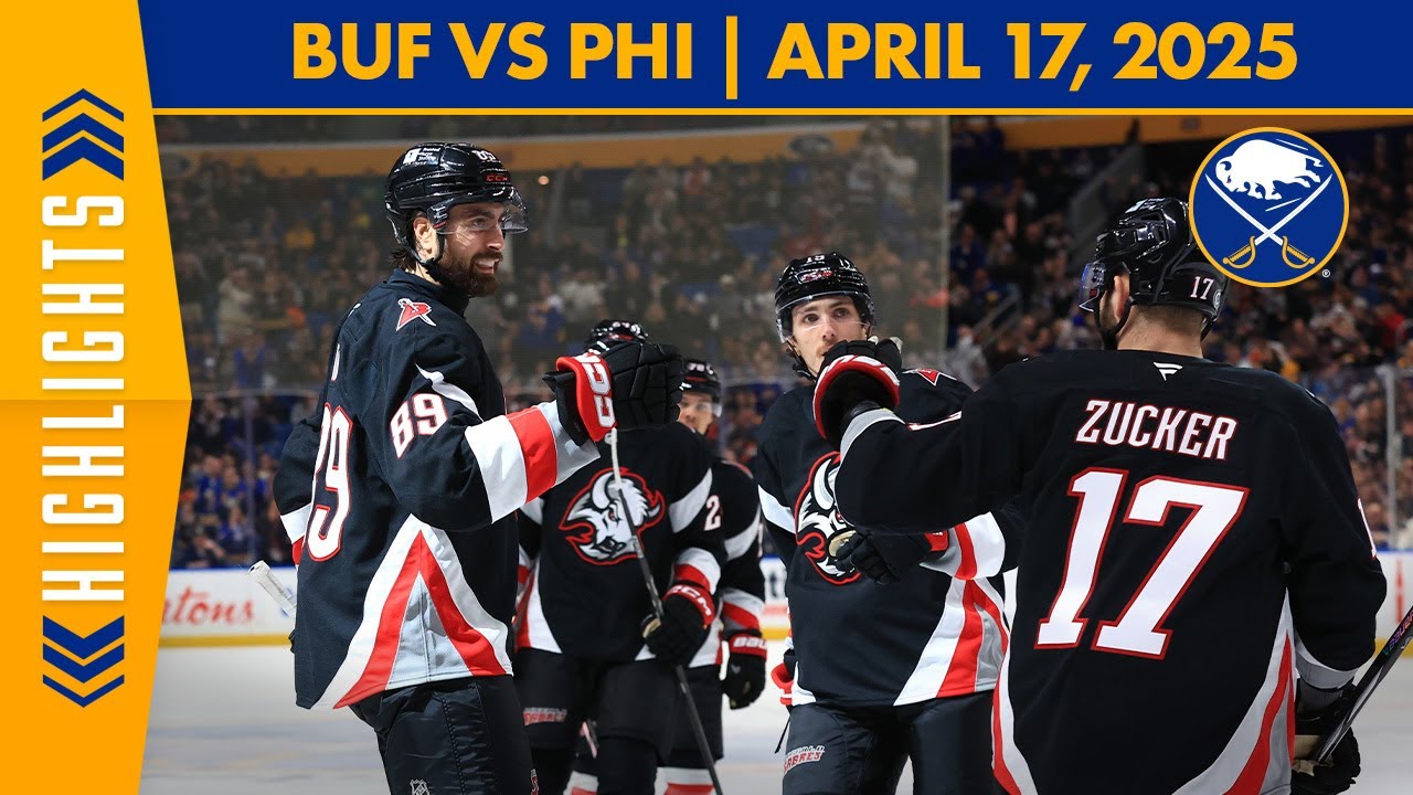 Buffalo Sabres Close Season With Home Win Against Philadelphia Flyers | Full Game Highlights