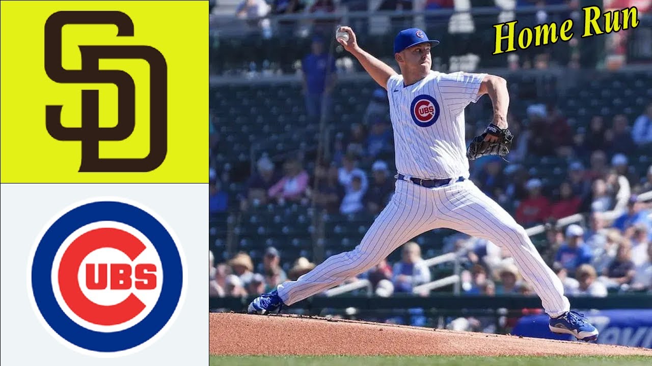 San Diego Padres Vs. Chicago Cubs Full Game ining 1-3 Apr 16,2025 Game MLB Highlights MLB Today