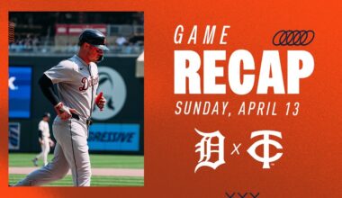 Tigers vs Twins Highlights | 4/13/25