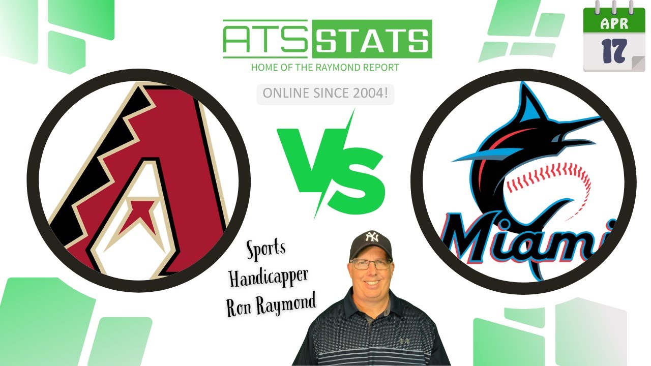 Arizona Diamondbacks vs  Miami Marlins Prediction (4/17/25) Ron's Free MLB Picks