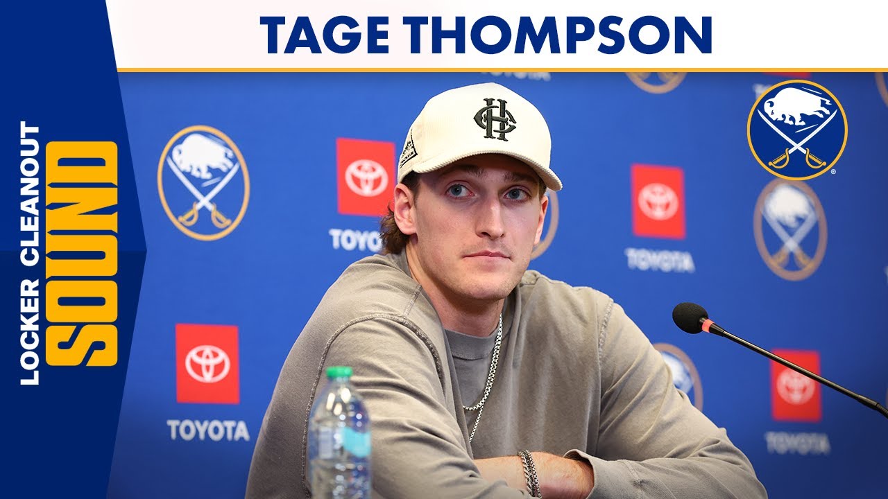 "I Let My Actions Speak First" | Tage Thompson At Buffalo Sabres End-Of-Season Media Availability