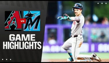 D-backs vs. Marlins Game Highlights (4/15/25) | MLB Highlights