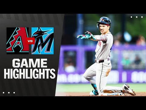 D-backs vs. Marlins Game Highlights (4/15/25) | MLB Highlights