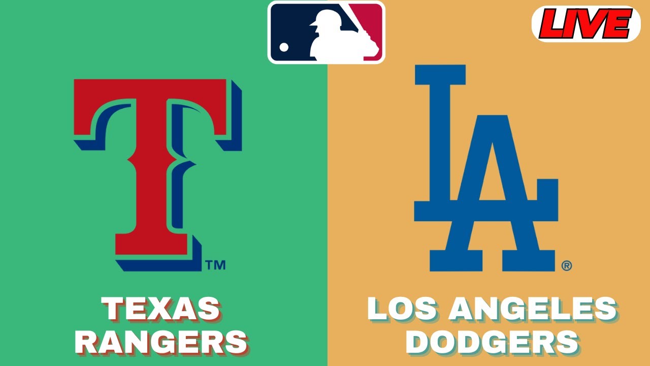 🔴LIVE : Texas Rangers Vs Los Angeles Dodgers | MLB 2025 | MLB Live Baseball Score