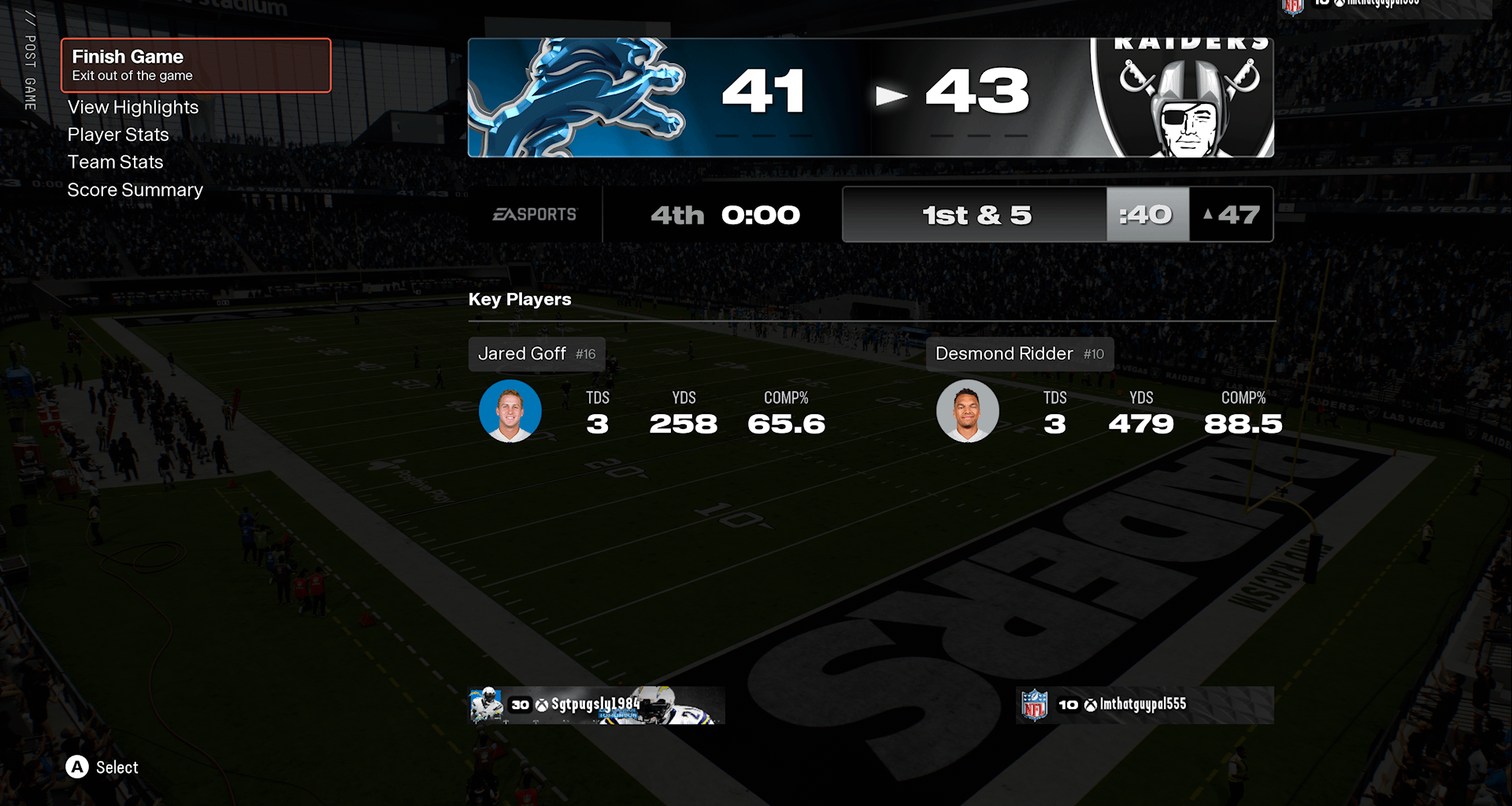 Average Madden 25 Game