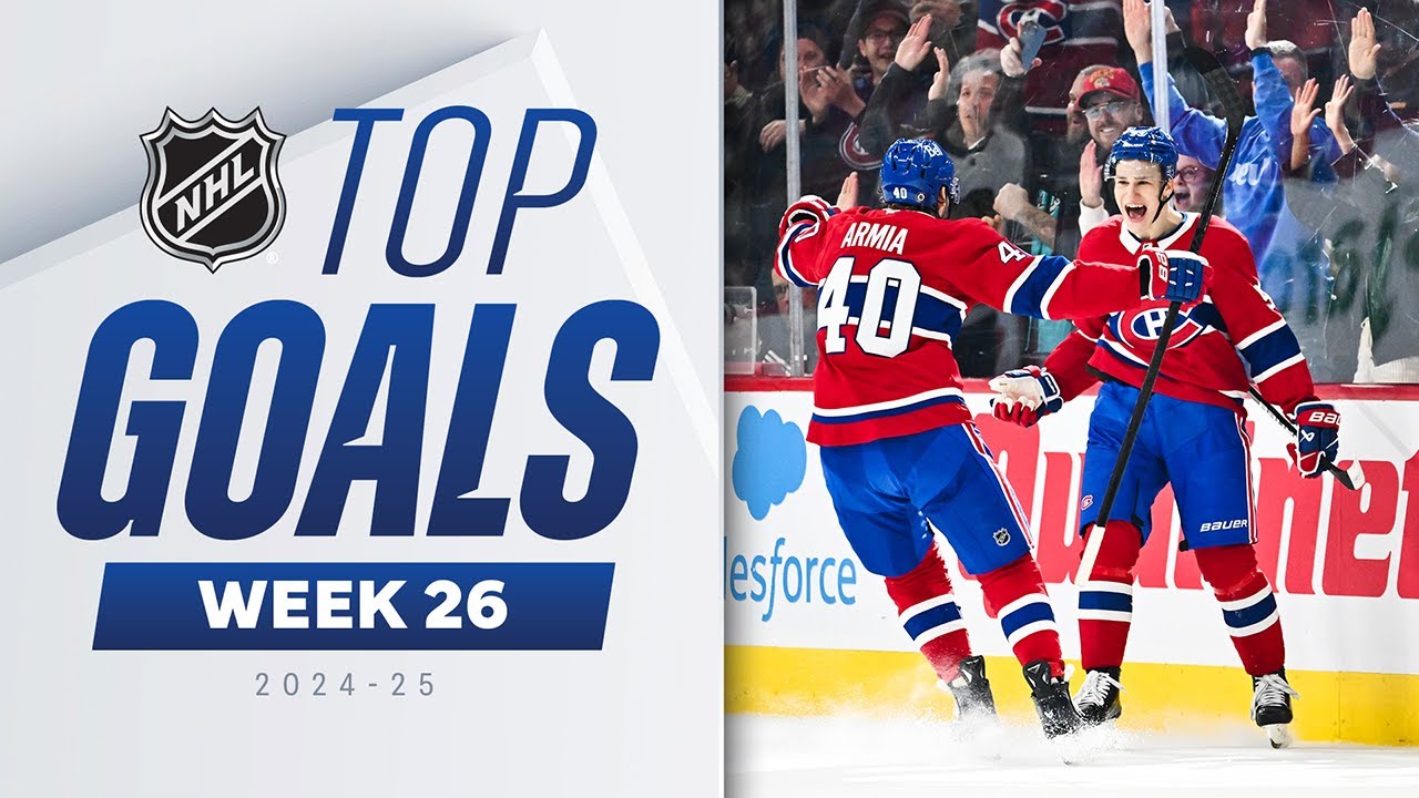 Top NHL Goals of Week 26 | 2024-25 Highlights