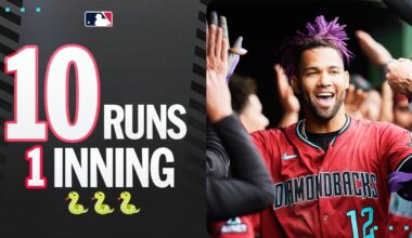 D-backs score TEN RUNS in an UNBELIEVABLE 8th inning vs. the Cubs!
