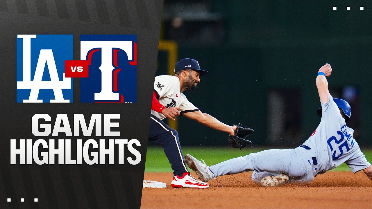 Dodgers vs. Rangers Game Highlights (4/18/25) | MLB Highlights
