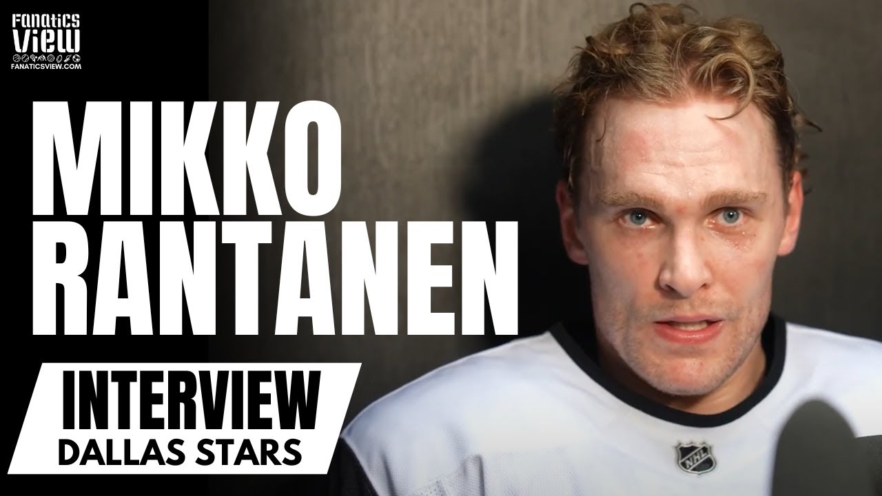 Mikko Rantanen Discusses Dallas Stars vs. Colorado Avalanche Playoff Series: "Time To Execute"