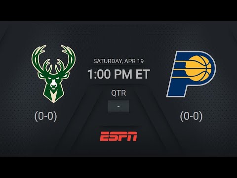Milwaukee Bucks (5) vs Indiana Pacers (4) | #NBAPlayoffs presented by Google ESPN Live Scoreboard