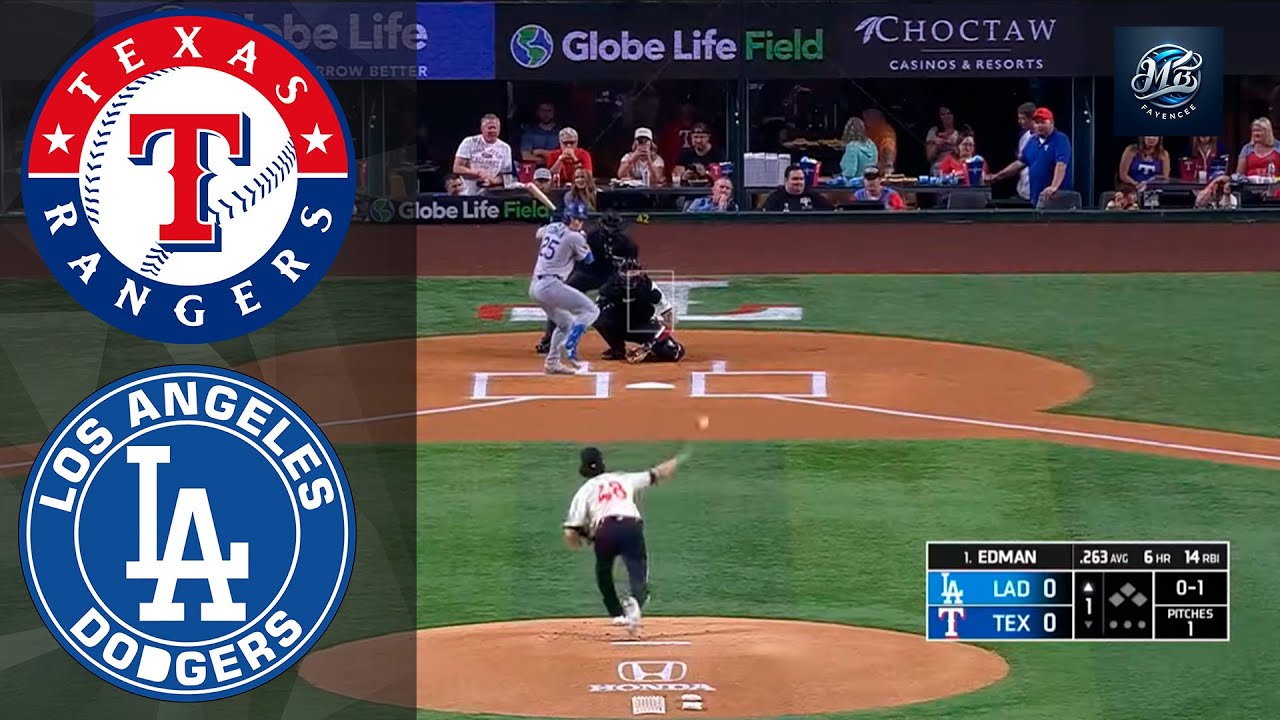 ANGELES DODGERS VS TEXAS RANGERS EN VIVO MLB