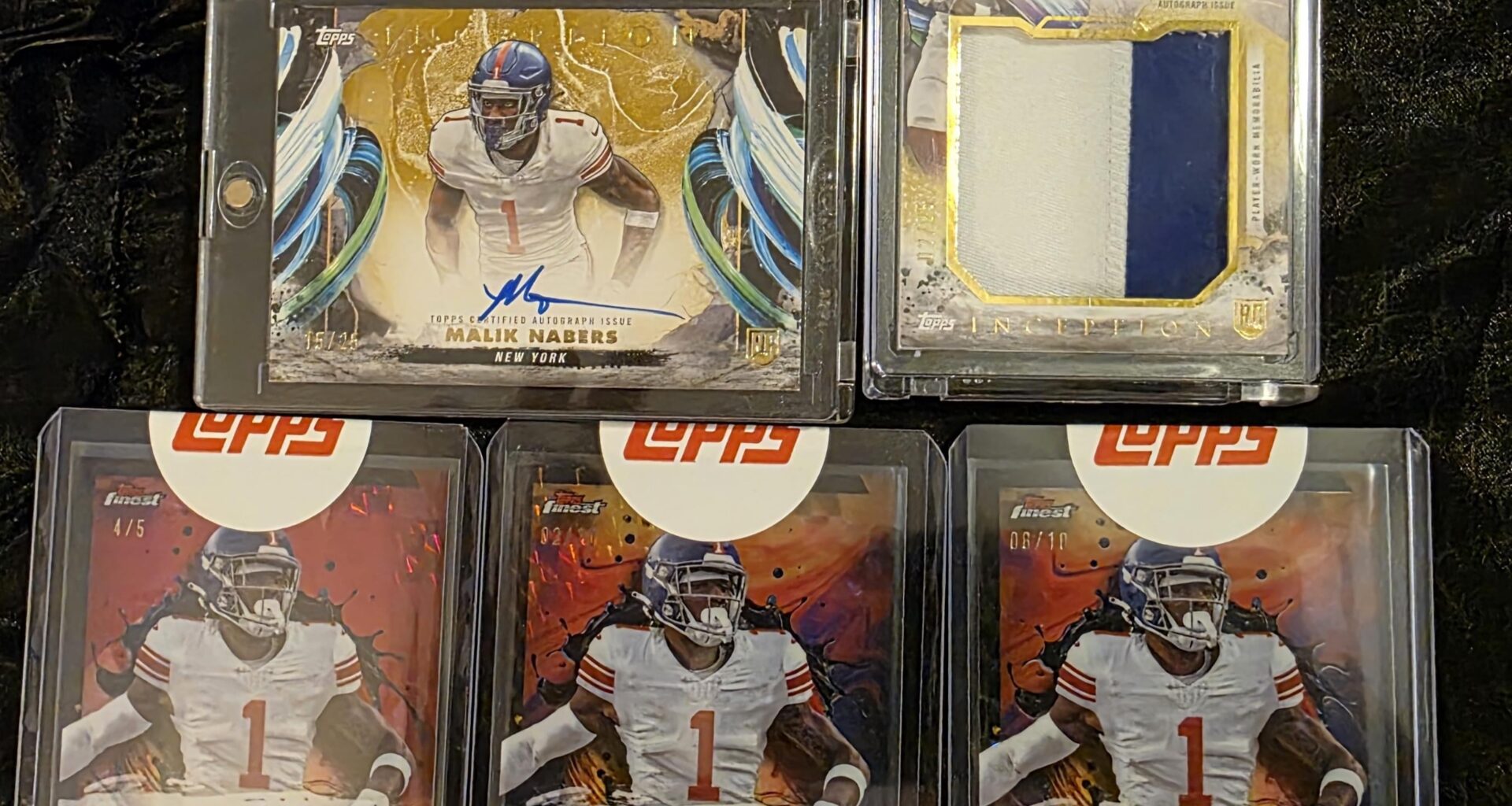 My Malik Nabers collection so far