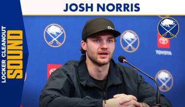 "I'm Feeling Good Now" | Josh Norris Discloses Injury Status | End-Of-Season Media | Buffalo Sabres