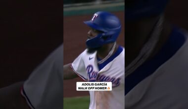 Adolis García WALK-OFF homer 🔥 #homerun #rangers #texas #baseball #mlb