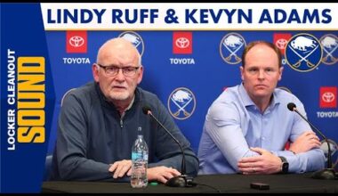 General Manager Kevyn Adams & Head Coach Lindy Ruff End-Of-Season Media Availability