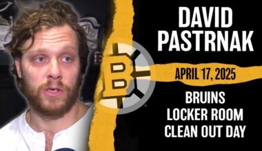 Next Bruins Captain? David Pastrnak Reflects On Tough Season, Improving For Next Year