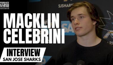 Macklin Celebrini Recaps Rookie Season With San Jose Sharks & Discusses San Jose Sharks Future