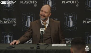 Pete DeBoer | Full Postgame Interview | R1 G1 vs Dallas | Avs Beat Stars 5-1