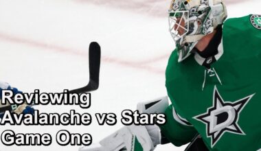 Reviewing Avalanche vs Stars Game One
