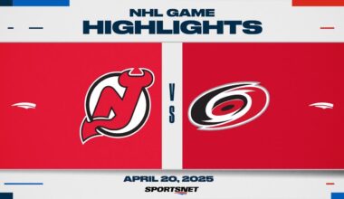 NHL Game 1 Highlights | Hurricanes vs. Devils - April 20, 2025