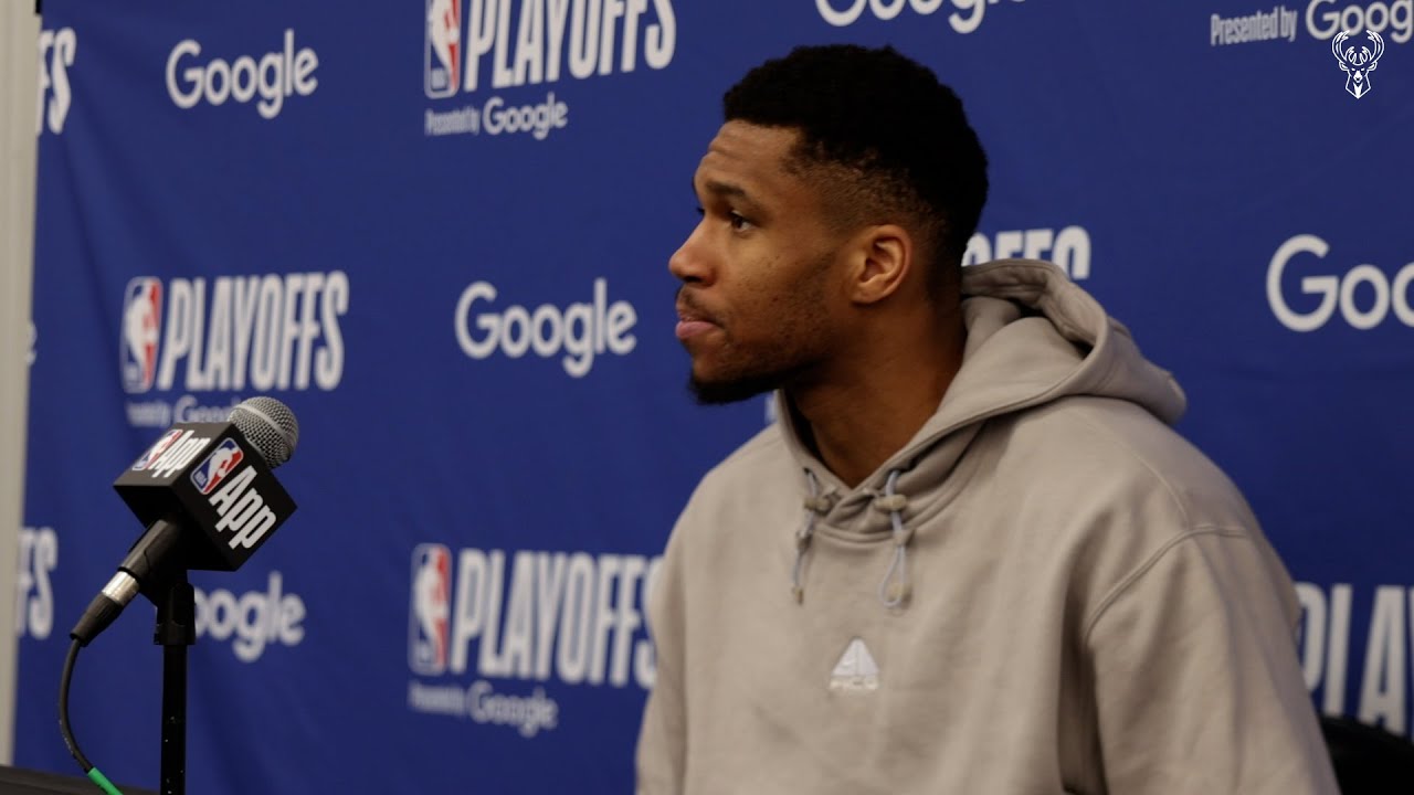 Giannis Antetokounmpo Postgame Press Conference | 04.19.25