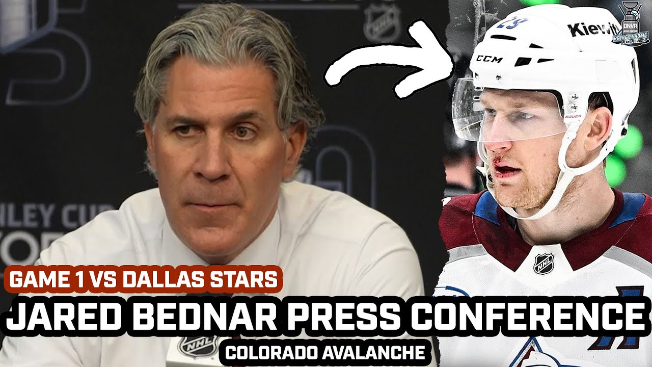 Jared Bednar on MacKinnon's 3pts Leading Avs to Game 1 WIN vs Stars