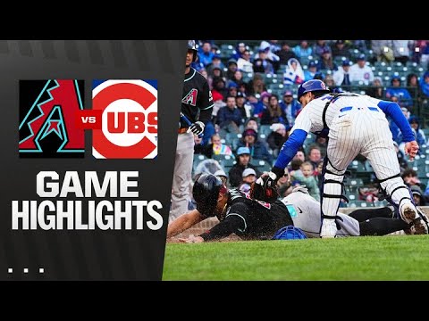 D-backs vs. Cubs Game Highlights (4/20/25) | MLB Highlights | Arizona Diamondbacks
