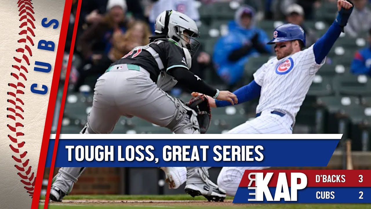 REKAP: ⚾️ Chicago Cubs 3-2 loss to Arizona Diamondbacks. ‘Tough loss, but great series for Cubs.’