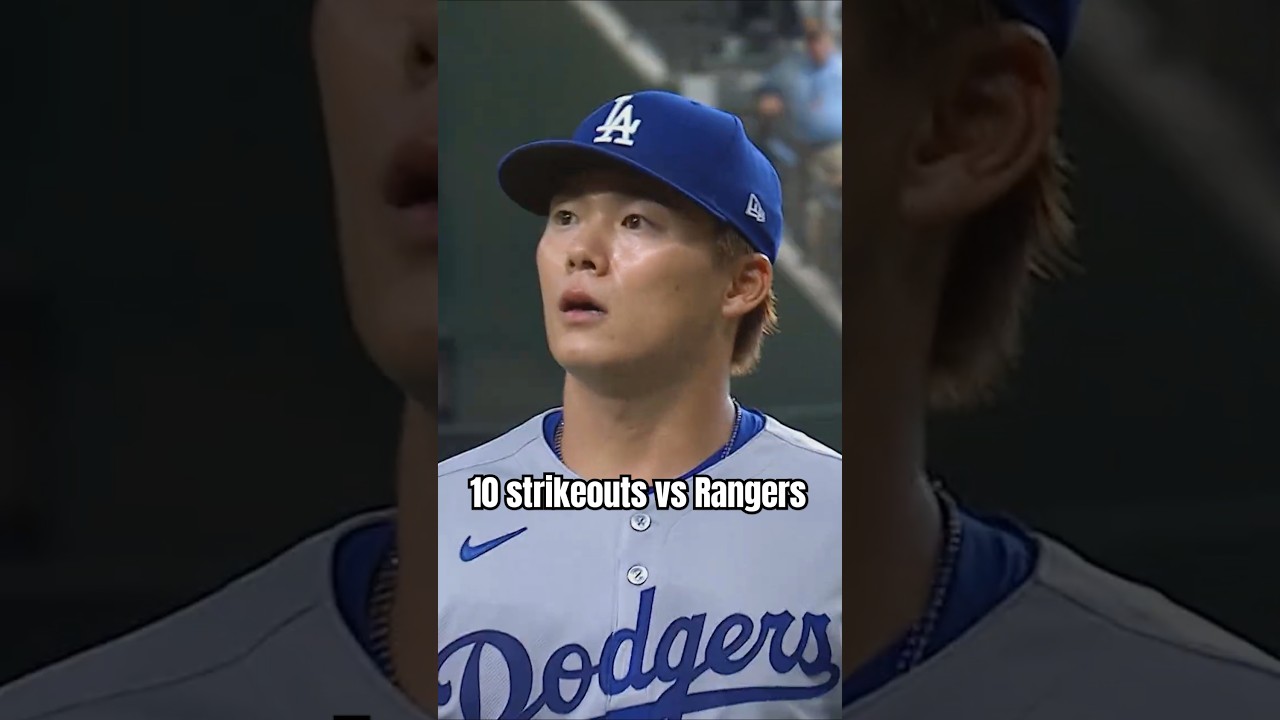 Yoshinobu Yamamoto Strikes Out 10 in 7 Shutout Innings vs Rangers! | 山本由伸 ハイライト
