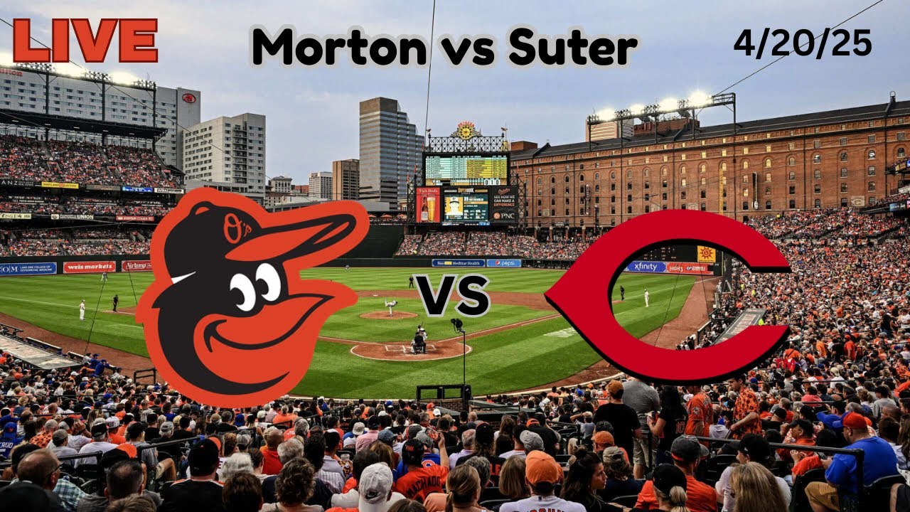 Baltimore Orioles vs Cincinnati Reds | LIVE! Play-by-Play & Commentary | 4/20/25 | Game #21