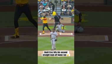 Oneil Cruz hits a lead-off home run in back-to-back games 😮‍💨