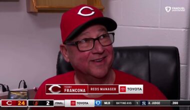 Terry Francona Discusses Cincinnati Reds 24-2 Win Over Baltimore Orioles