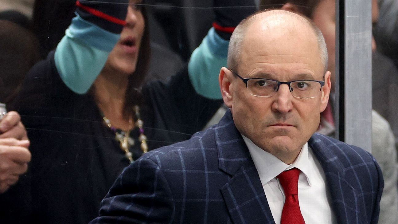 Kraken fire coach Dan Bylsma after 1 season, source says