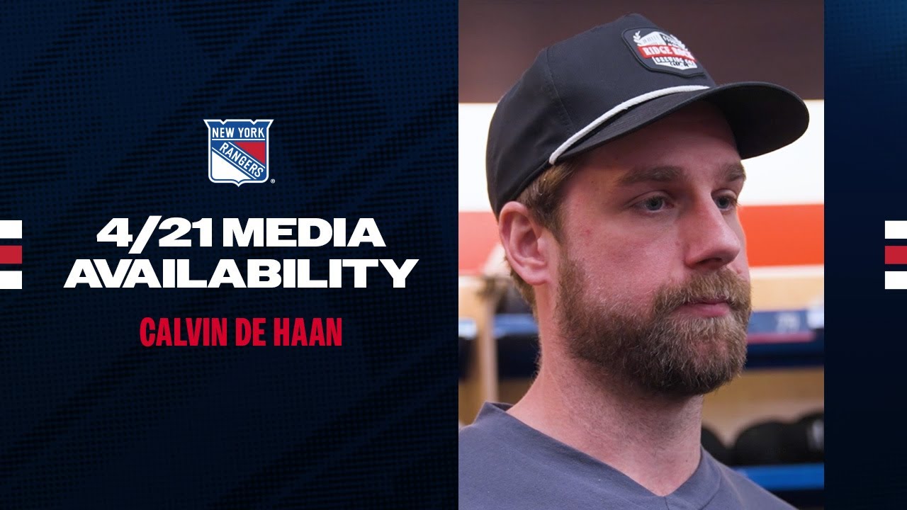 NYR 2025 Exit Day: Calvin de Haan Media Availability | April 21, 2025
