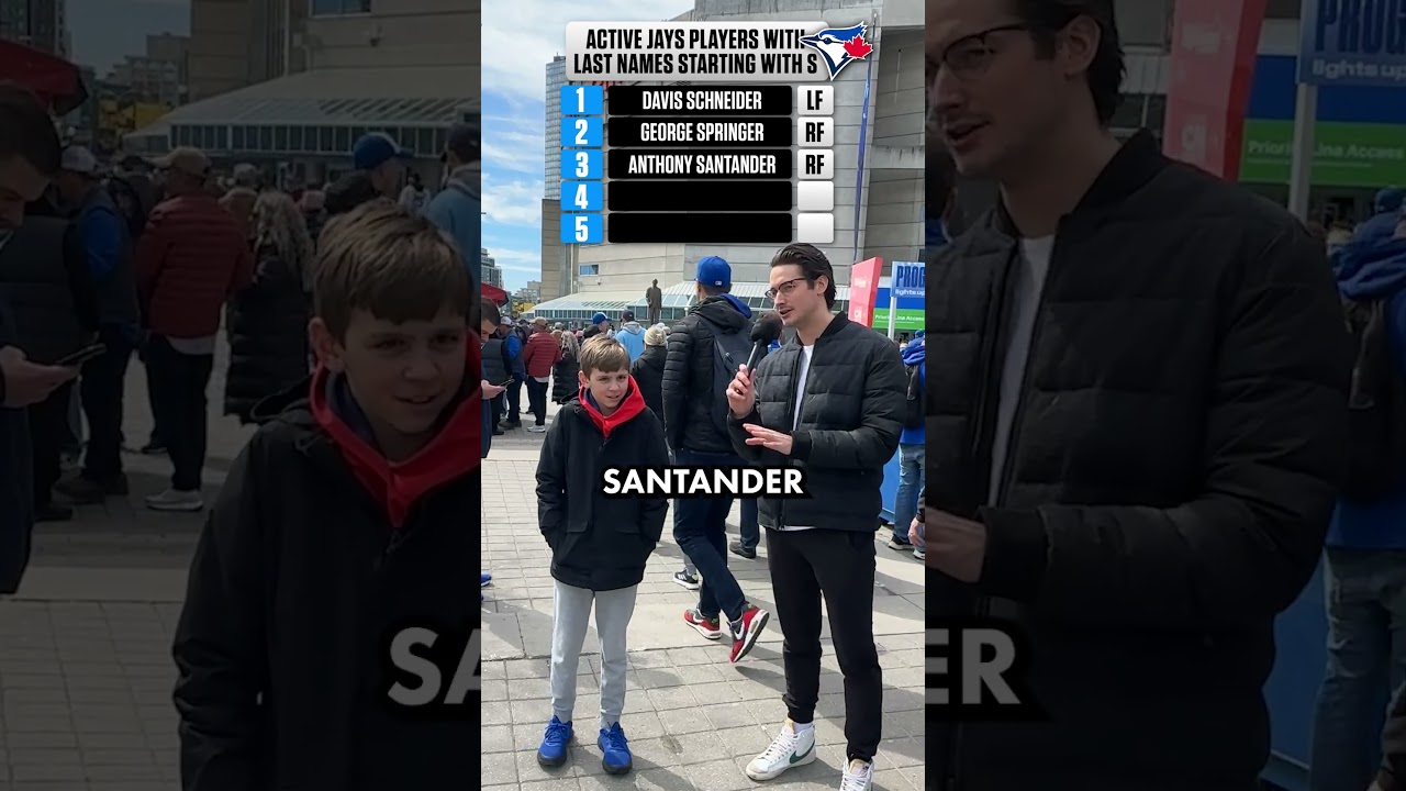 Can you name 5 active Blue Jays players that have last names starting with S? #mlb #mlbtrivia