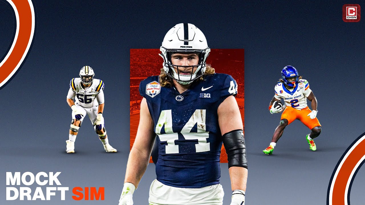 Simulating picks No. 1-9, then picking for the Bears at No. 10 in the 2025 NFL Draft