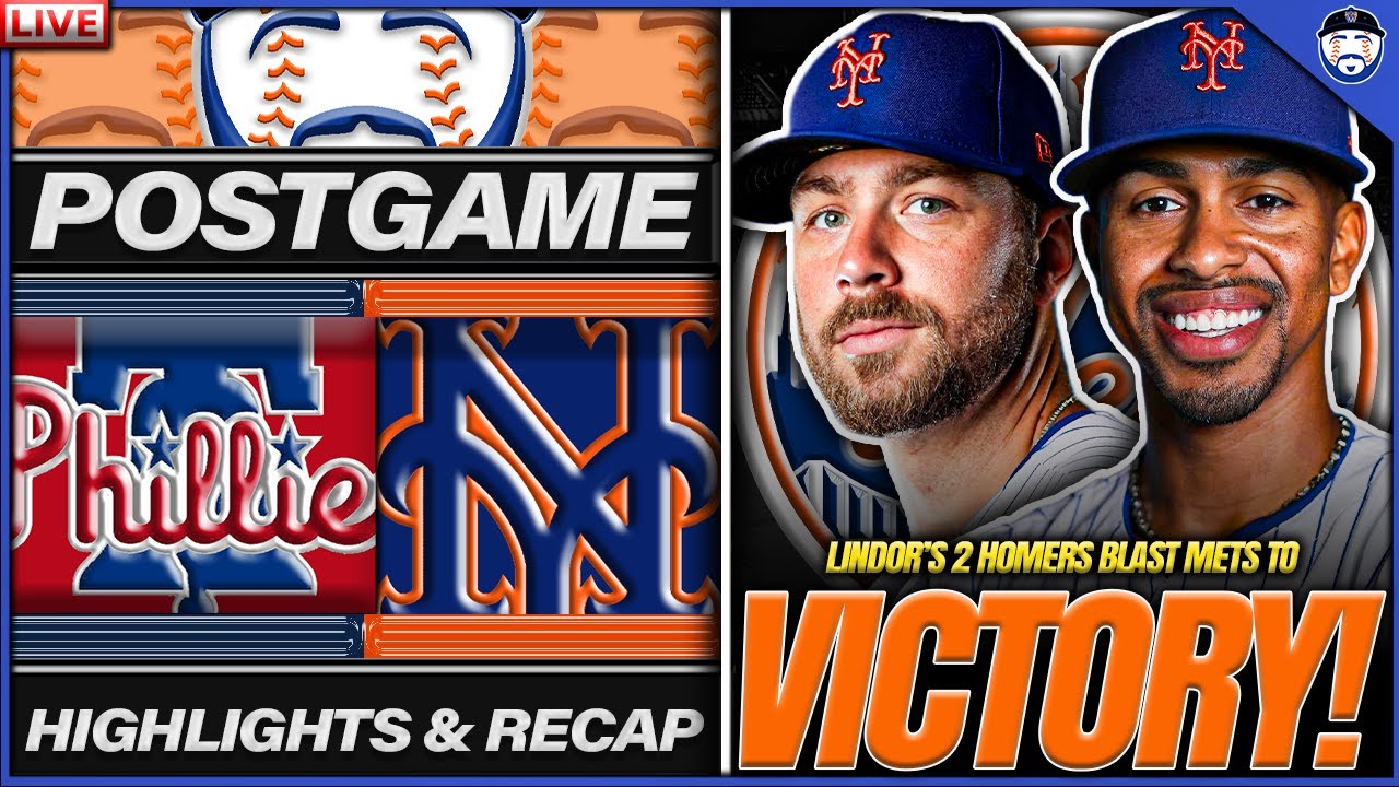 Lindor BLASTS 2 Homers In WIN Over Phillies | Mets vs Phillies | Highlights & Recap | 4/21/2025