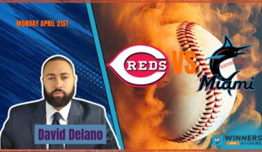 Cincinnati Reds vs Miami Marlins MLB Free Pick 4/21/25  David Delano's Free Picks