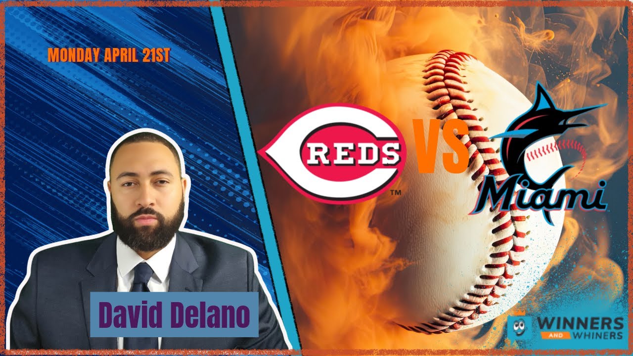 Cincinnati Reds vs Miami Marlins MLB Free Pick 4/21/25  David Delano's Free Picks