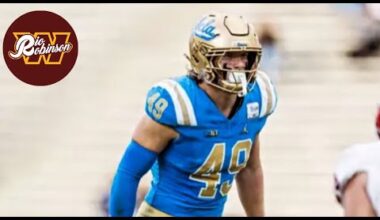 👀 RUMOR: Washington Commanders LINKED to UCLA LB Carson Schwesinger at 29 per Adam Schefter