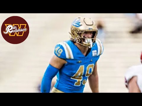 👀 RUMOR: Washington Commanders LINKED to UCLA LB Carson Schwesinger at 29 per Adam Schefter
